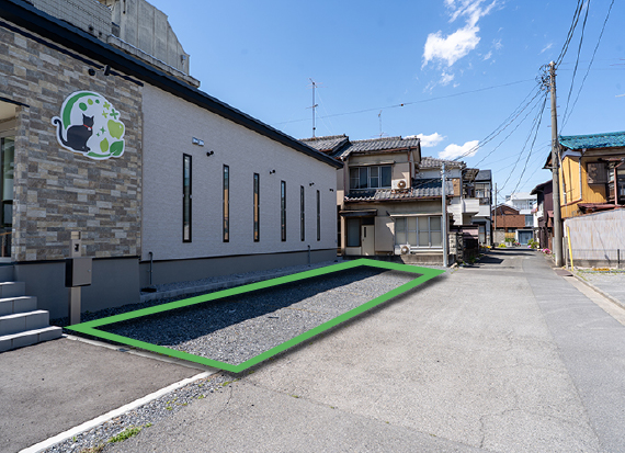 医院横駐車場